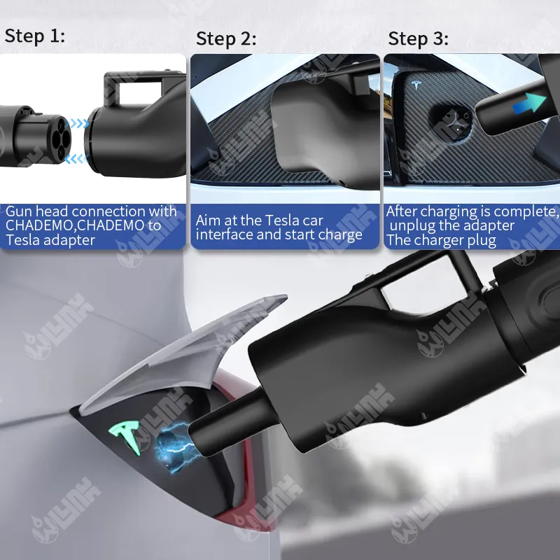 OLINK CHAdeMO to NACS Adapter | 400kW DC Fast Charging for Tesla Vehicles - Image 4