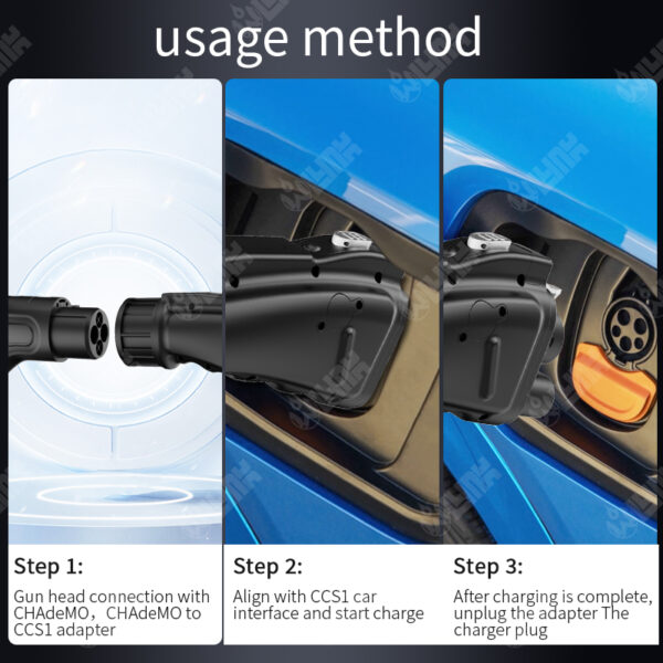 OLINK CHAdeMO to CCS1 Adapter | 400kW DC Fast Charging for US EVs - 图片 4