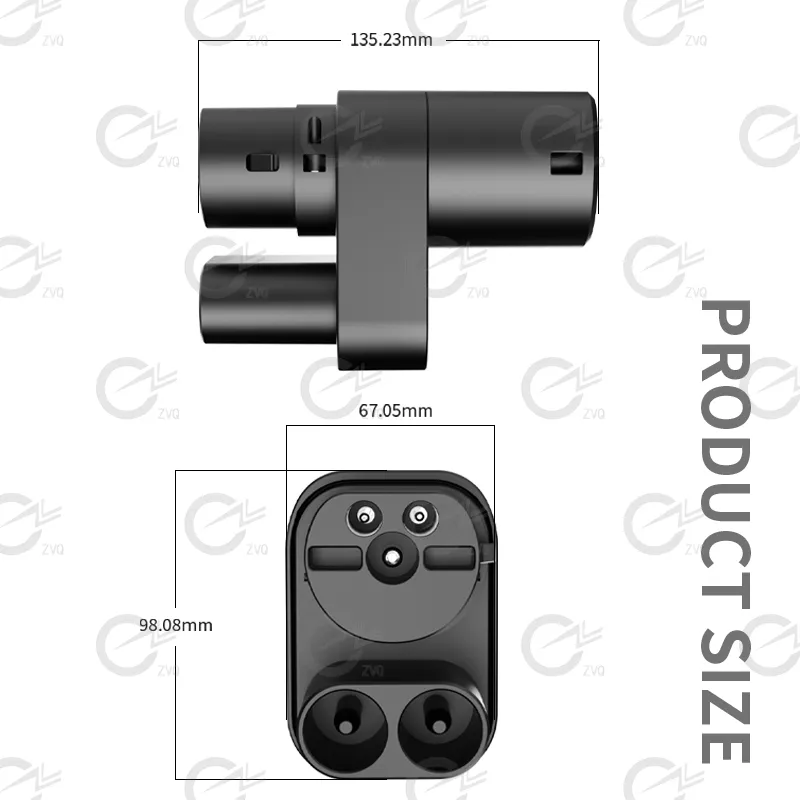 OLINK CCS2 to Type 2 Adapter | 210A 410V DC Charging for Tesla and Type 2 EVs - 图片 2