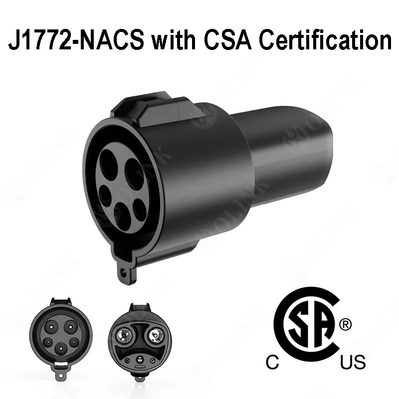 OLINK J1772 To NACS Adapter | 80A & 250V Charging Adapter Approved by CSA - Image 2