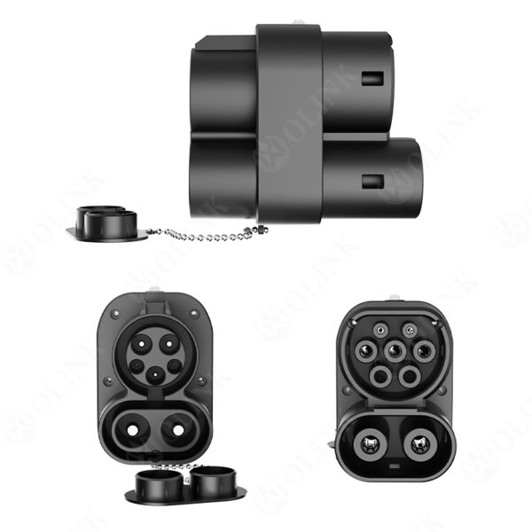 OLINK CCS1 to CCS2 DC&AC Adapter | 1000VDC/240VAC 200A/63A - 图片 3