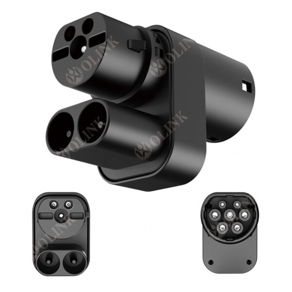 CCS2 to Type 2 Adapter | OLINK® |  210A 410V DC Charging for Tesla and Type 2 EVs - 图片 2