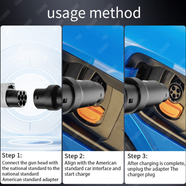 OLINK GBT To J1772 Adapter | 32A EV Charging Converter - 图片 5