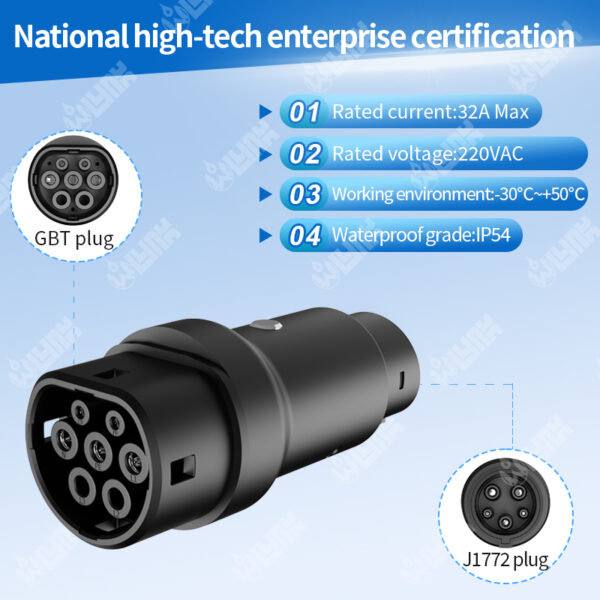 OLINK GBT To J1772 Adapter | 32A EV Charging Converter - 图片 7