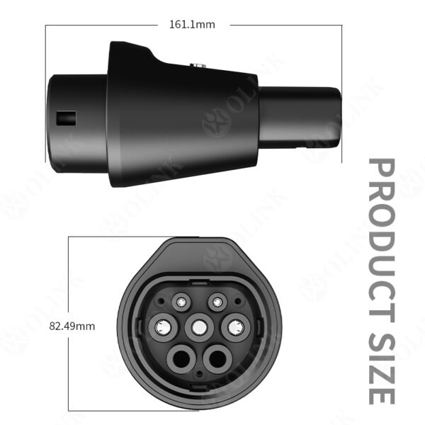 OLINK GBT to NACS Adapter AC | 80A EV Charging Adapter for Tesla Vehicles - 图片 4