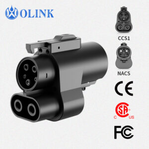 OLINK NACS to CCS1 Adapter V1 | 300kW DC Fast Charging for Ford and Rivian Vehicles | CSA FCC