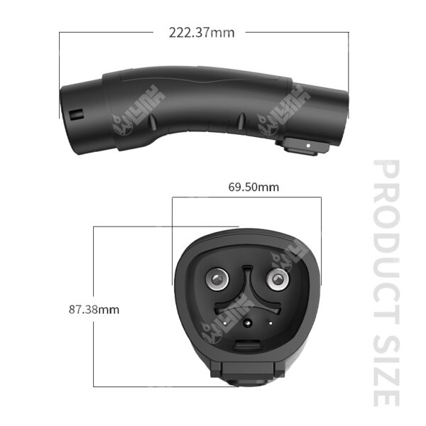 OLINK NACS to Type 2 Adapter | 63A AC Charging for European EVs - Image 3
