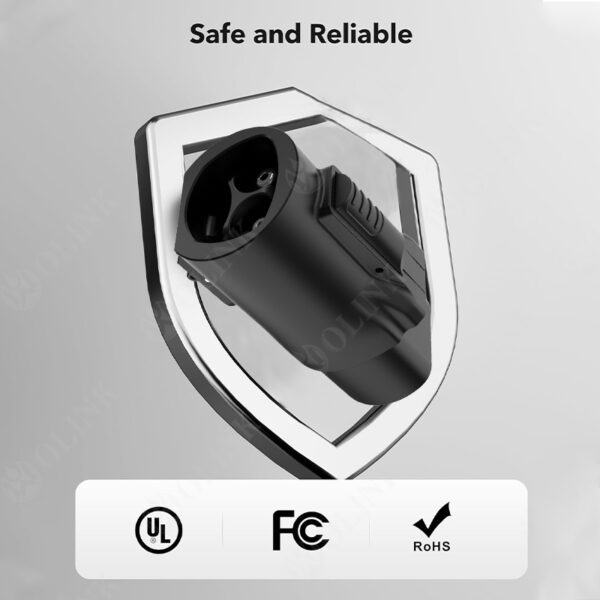 OLINK NACS to GBT Adapter | 80A AC Charging for Chinese EVs - 图片 2