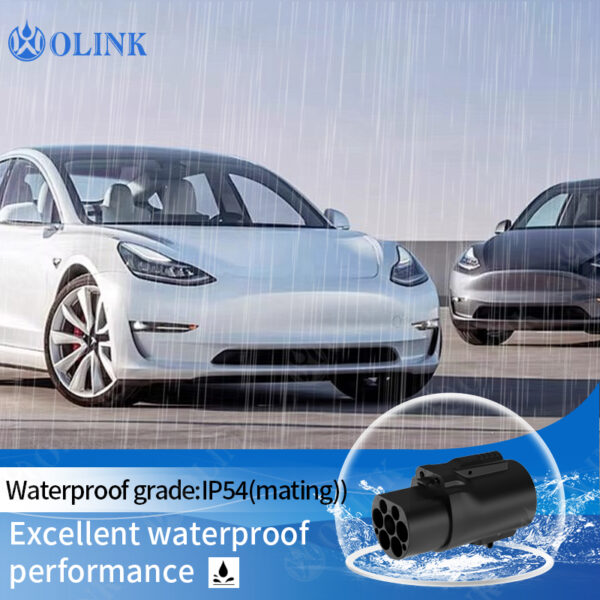 OLINK NACS to GBT Adapter | 80A AC Charging for Chinese EVs - 图片 5