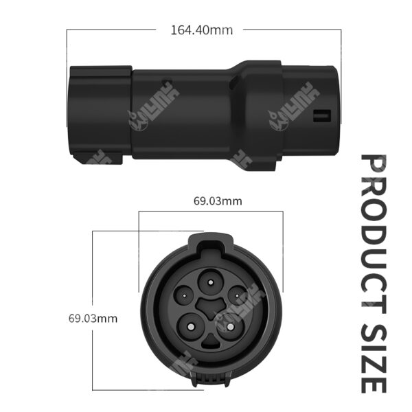 OLINK J1772 To Type2 Adapter | SAE J1772 to IEC 62196 EV Charging Adapter - 图片 13
