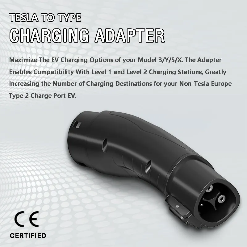 OLINK NACS to Type 2 Adapter | 32A AC Charging for European EVs - Image 3