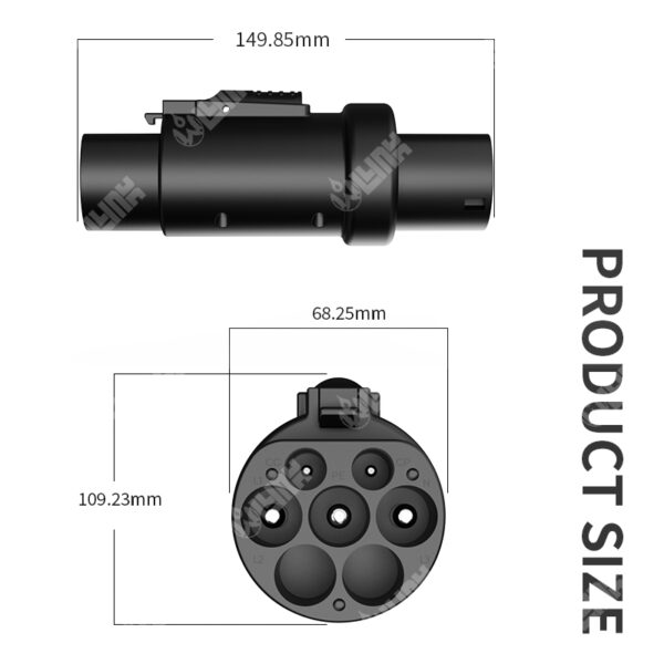 OLINK Type 2 To GBT Adapter | 32A AC Charging for Chinese EVs - 图片 6