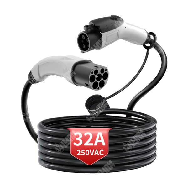 OLINK Type 2 to J1772 Extension Cable | European to US EV Charging Adapter for All-Weather Use - 图片 2