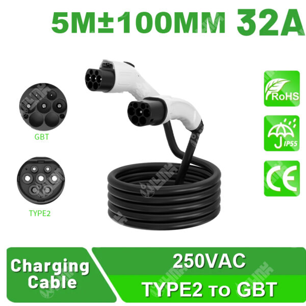 OLINK GBT EV Charger Cable | Durable, All-Weather Fast Charging for GBT Electric Vehicles - 图片 4