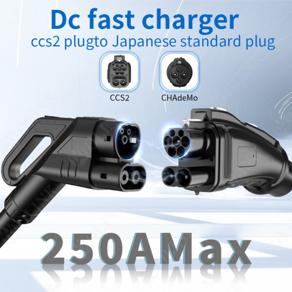 OLINK CCS2 to CHAdeMO 250A Fast Charging Adapter – Efficient, Safe, and Durable EV Charging Solution - 图片 6