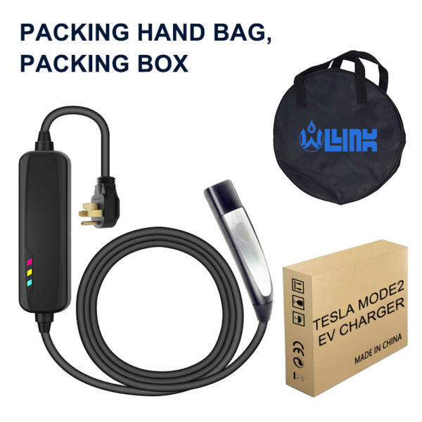 OLINK Tesla Convenient Mobile Charging Connector | Compatible with Tesla and Other EVs | Fast and Convenient Charging | Supports NACS and J1772 Interfaces - Image 3