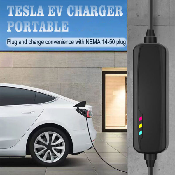 OLINK Tesla Convenient Mobile Charging Connector | Compatible with Tesla and Other EVs | Fast and Convenient Charging | Supports NACS and J1772 Interfaces - Image 4
