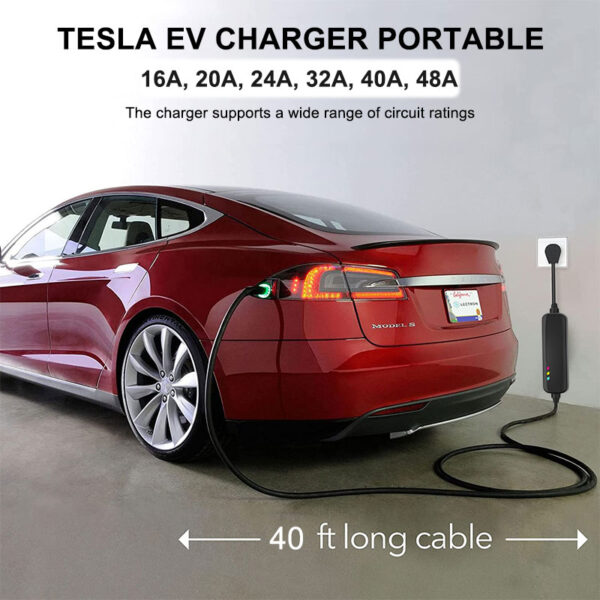 OLINK Tesla Convenient Mobile Charging Connector | Compatible with Tesla and Other EVs | Fast and Convenient Charging | Supports NACS and J1772 Interfaces - Image 2