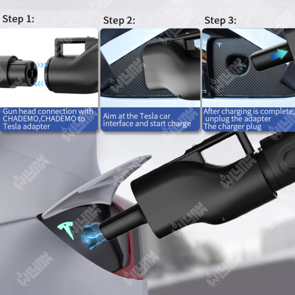 OLINK CHAdeMO to NACS Adapter - 1000VDC, 250A Fast Charging Solution - Image 5