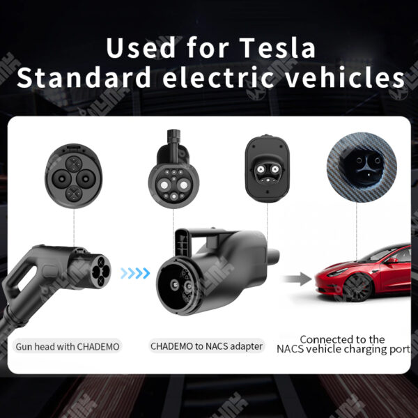 OLINK CHAdeMO to NACS Adapter - 1000VDC, 250A Fast Charging Solution - Image 4