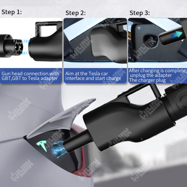 OLINK GBT to Tesla NACS Adapter | DC Fast Charger Connector for EVs | Reliable and Durable EV Charging Solution - Image 2