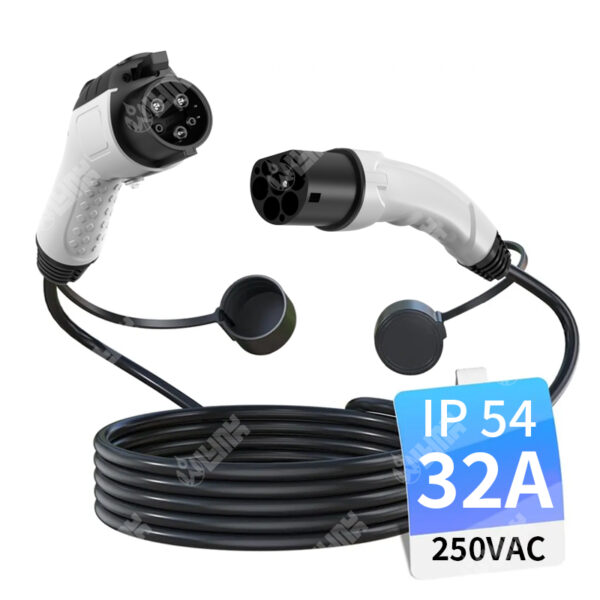 OLINK Type 2 to J1772 Extension Cable | European to US EV Charging Adapter for All-Weather Use - 图片 3