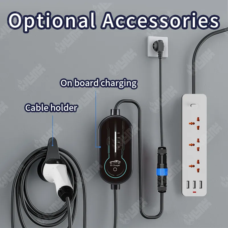 Two-in-One Portable EV Charger & Discharger | Multi-Connector Compatibility | Intelligent LCD Display - Image 4