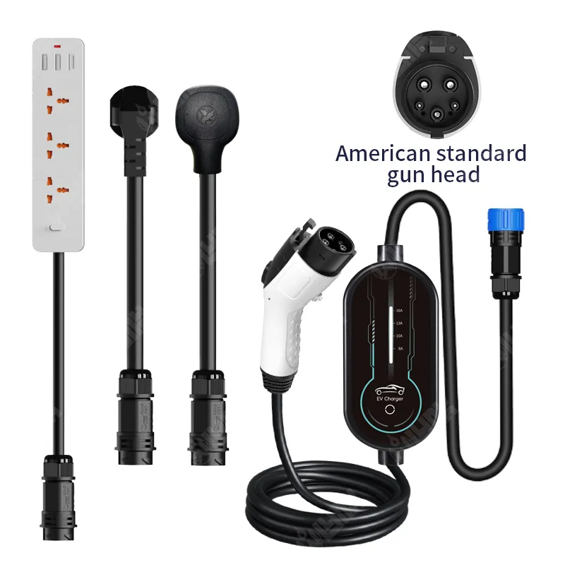 Two-in-One Portable EV Charger & Discharger | Multi-Connector Compatibility | Intelligent LCD Display - Image 6