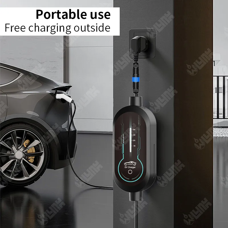 Two-in-One Portable EV Charger & Discharger | Multi-Connector Compatibility | Intelligent LCD Display - Image 5