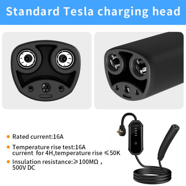 Portable AC EV Charger | Adjustable 8A-16A | IP55 Waterproof | Customizable Packaging - 图片 7