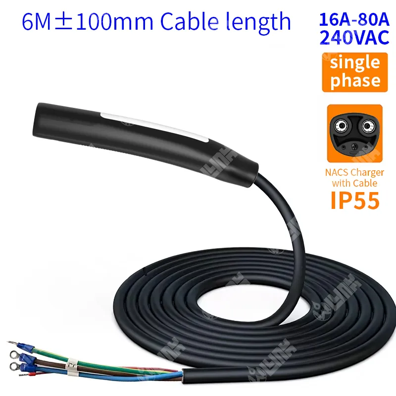 OLINK | NACS Level 2 Charging Cable | 16A-80A 240VAC | IP55 Protection - Image 7