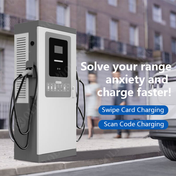 OLINK DC Fast EV Charger | 60kW, 80kW, 120kW Dual Gun | J1772, CHAdeMO, GBT, Type 2 Compatible - 图片 3