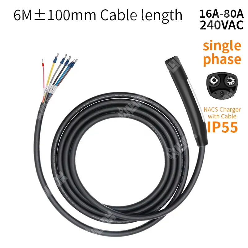 OLINK | NACS Level 2 Charging Cable | 16A-80A 240VAC | IP55 Protection - Image 5