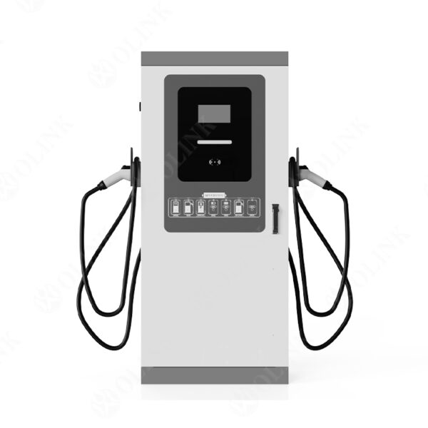 OLINK DC Fast EV Charger | 60kW, 80kW, 120kW Dual Gun | J1772, CHAdeMO, GBT, Type 2 Compatible