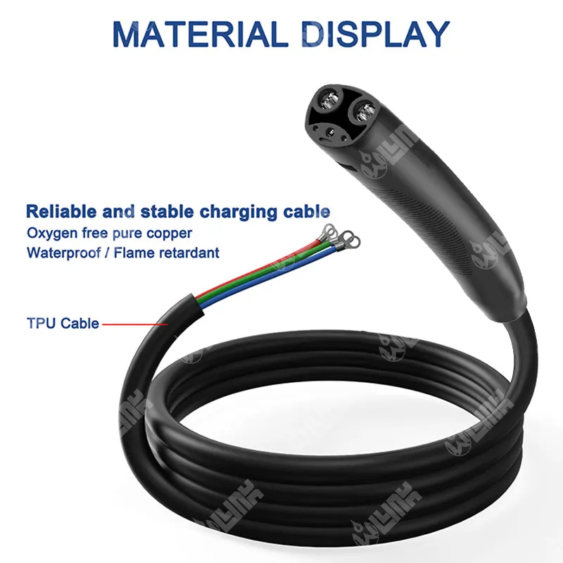 OLINK | NACS Level 2 Charging Cable | 16A-80A 240VAC | IP55 Protection