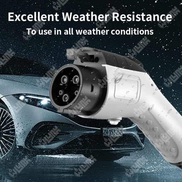 High-Performance J1772 AC Charging Cable | 16A-80A Single-Phase/Three-Phase | IP55 Waterproof & Durable | 6-Meter Long Efficient Cable - 图片 2