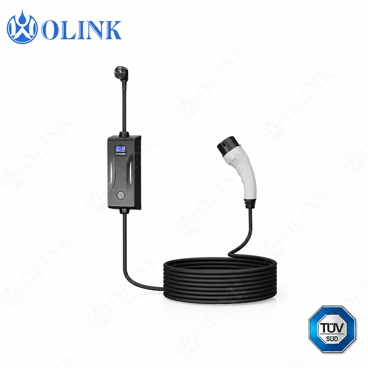 Portable EV Charger with LCD Display | TUV certificated