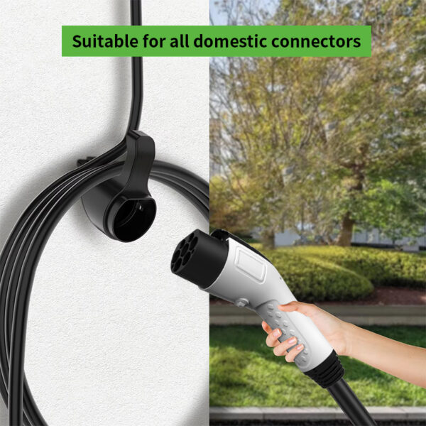 Portable EV Charger with Adjustable Current 8A-16A | Universal Compatibility | IP55 Waterproof for Outdoor Use - Image 3