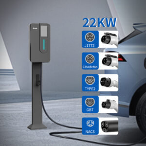 OLNK 22kw Wall-Mounted EV charger | Nightblade