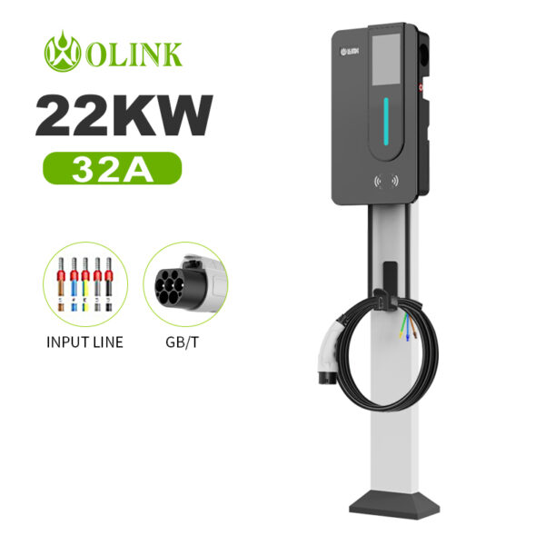 OLNK 22kw Wall-Mounted EV charger | Nightblade - 图片 4