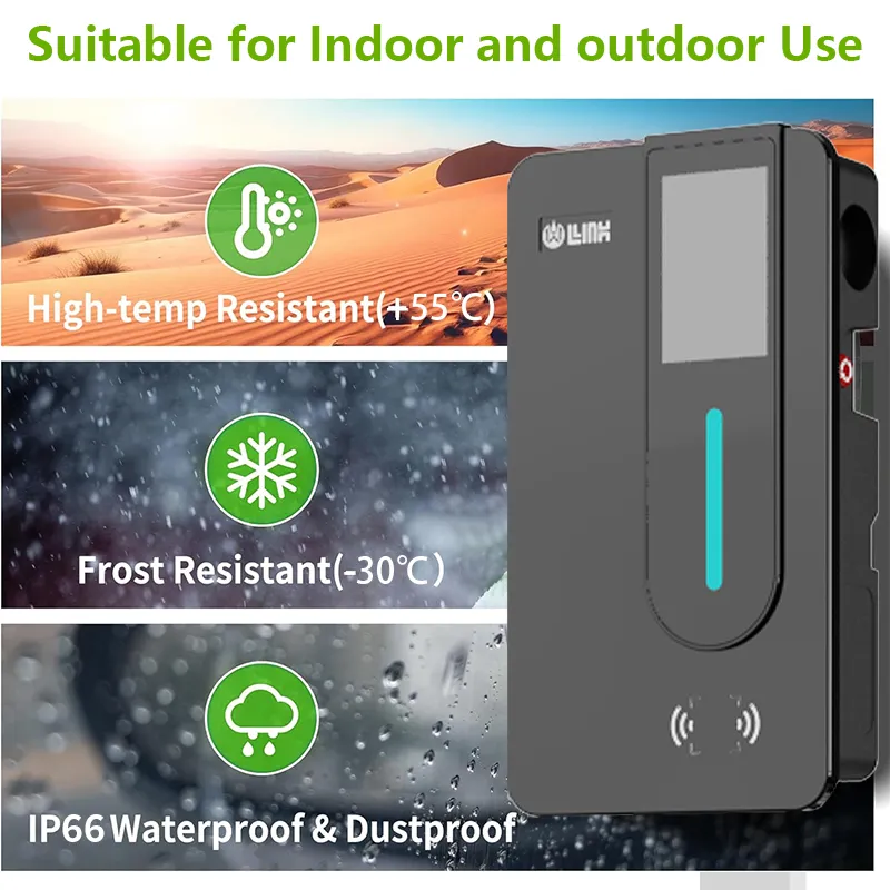 OLNK 22kw Wall-Mounted EV charger | Nightblade - Image 2