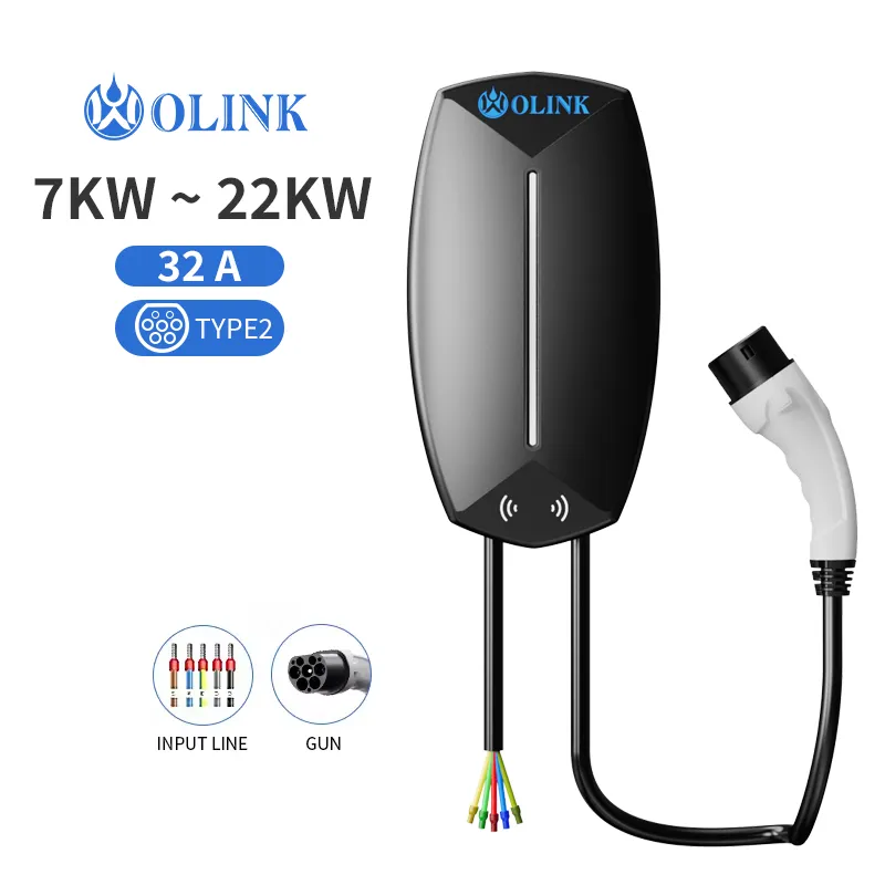 OLINK 7-22kW AC Charging Pile Station | Thunderbolt - Image 4
