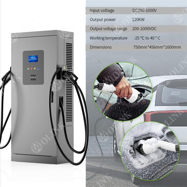 OLINK DC120KW Charging Station| Ground-mounted | Commercial use - 图片 7