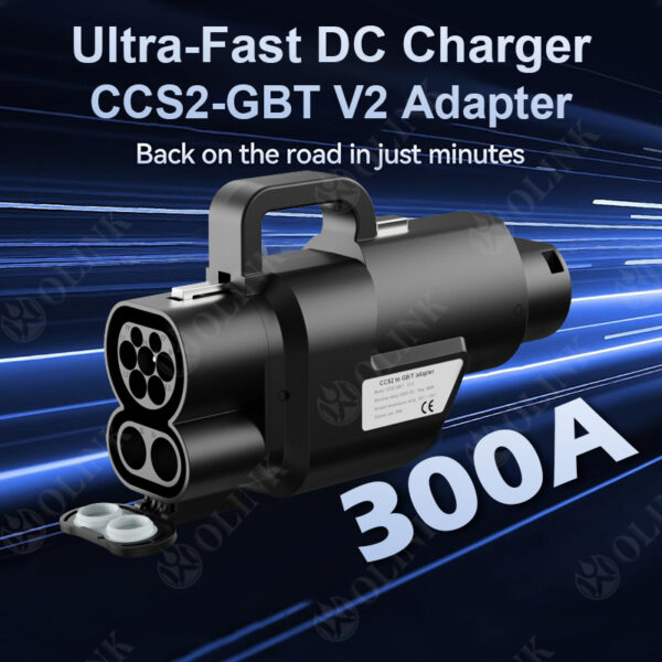 OLINK CCS2 to GBT Adapter | 300 kW DC Charging for Chinese Electric Vehicles - Image 5