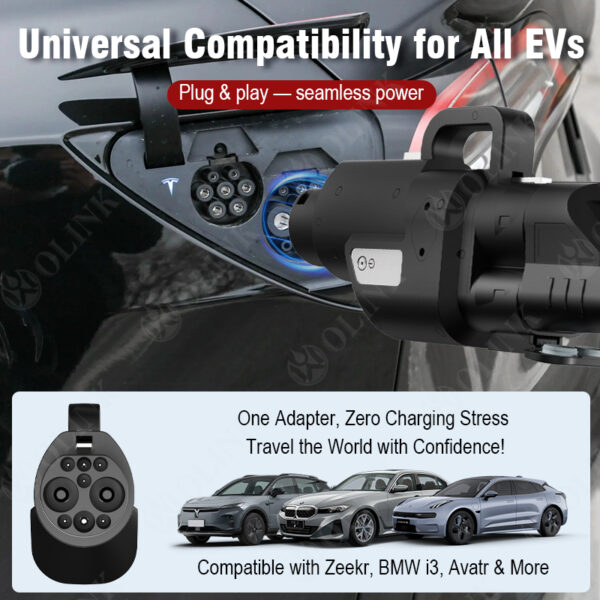 OLINK CCS2 to GBT Adapter | 300 kW DC Charging for Chinese Electric Vehicles - Image 6