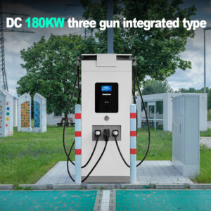 OLINK DC EV Charging Station | Fast EV Charger | Three Gun 160/180/240 KW | GBT, CCS1, CCS2, CHAdeMo, NACS Compatible